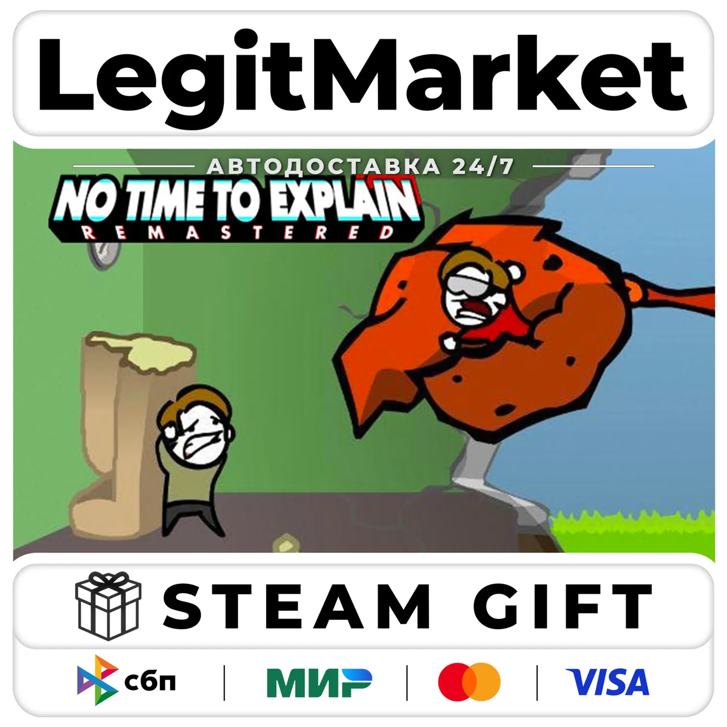 No Time To Explain Remastered / Steam АВТО / РУ + МИР