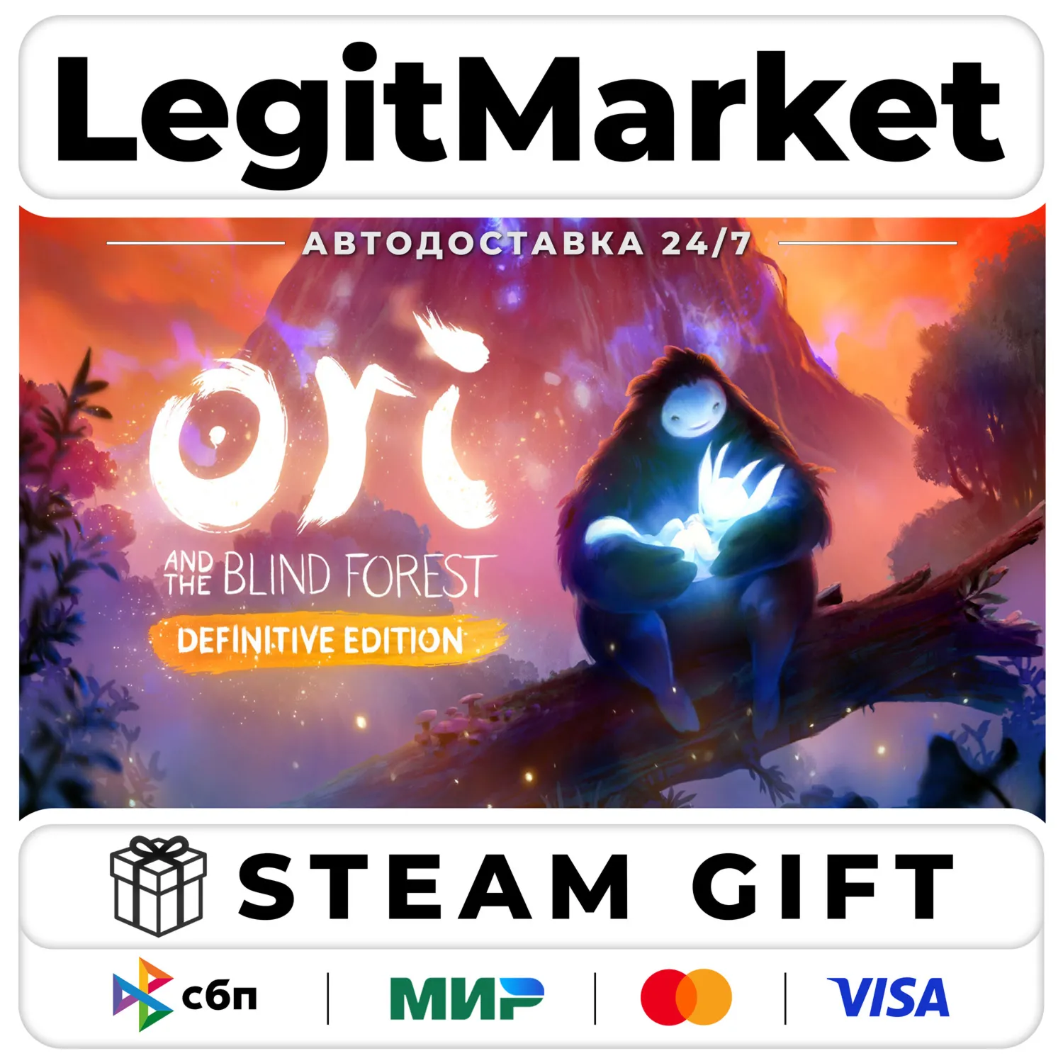 Ori and the Blind Forest: Definitive Edition / Steam АВТО / РУ + МИР