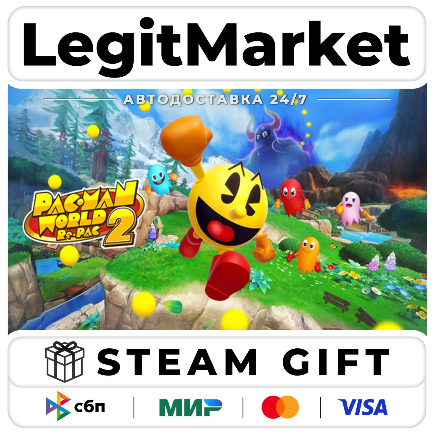 PAC-MAN WORLD 2 Re-PAC / Steam АВТО / РУ + МИР