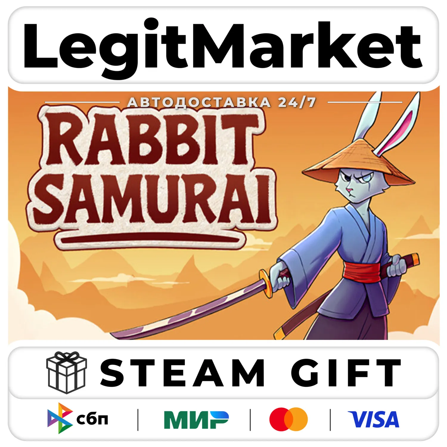 Rabbit Samurai / Steam АВТО / РУ + МИР