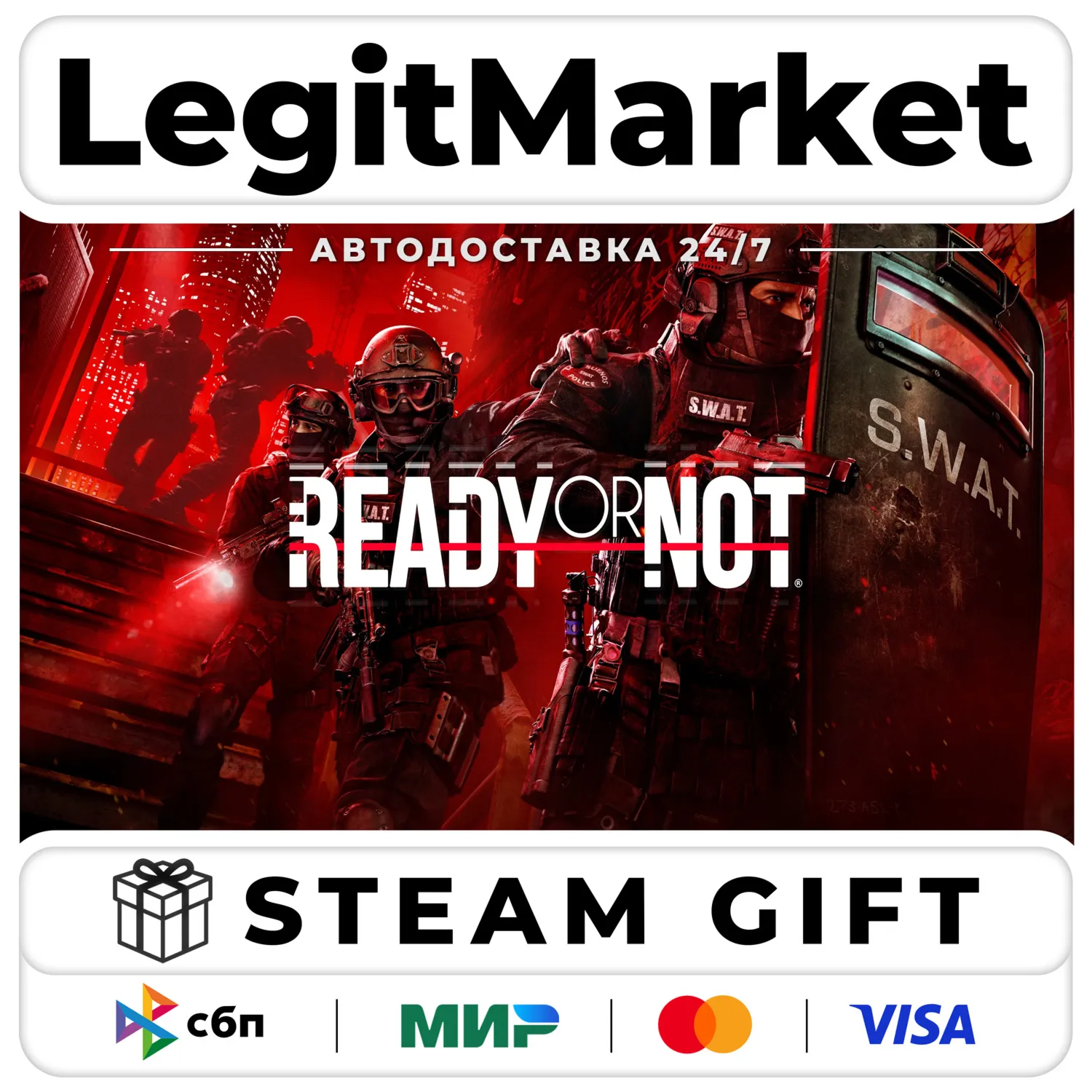 Ready or Not : Digital Deluxe Edition / Steam АВТО / РУ + МИР
