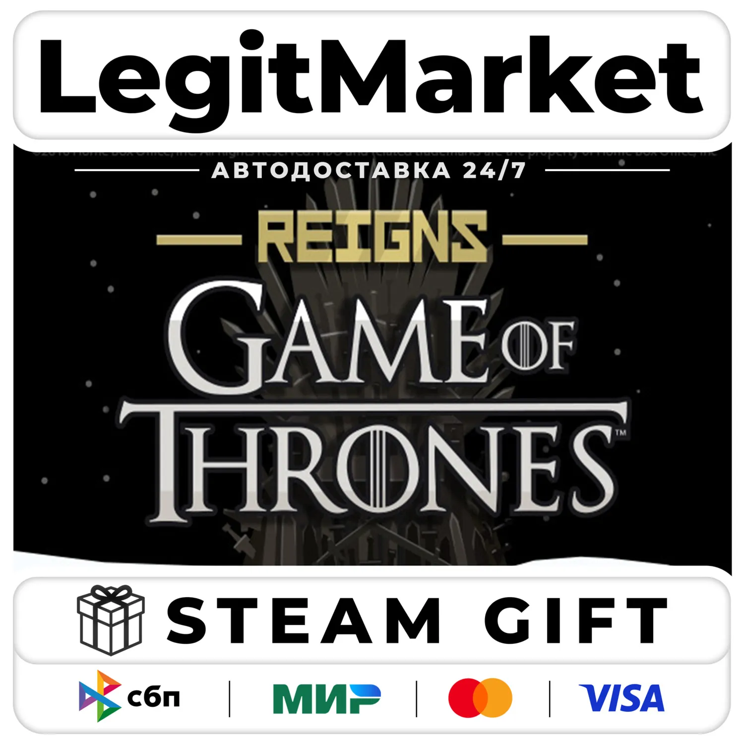 Reigns: Game of Thrones / Steam АВТО / РУ + МИР