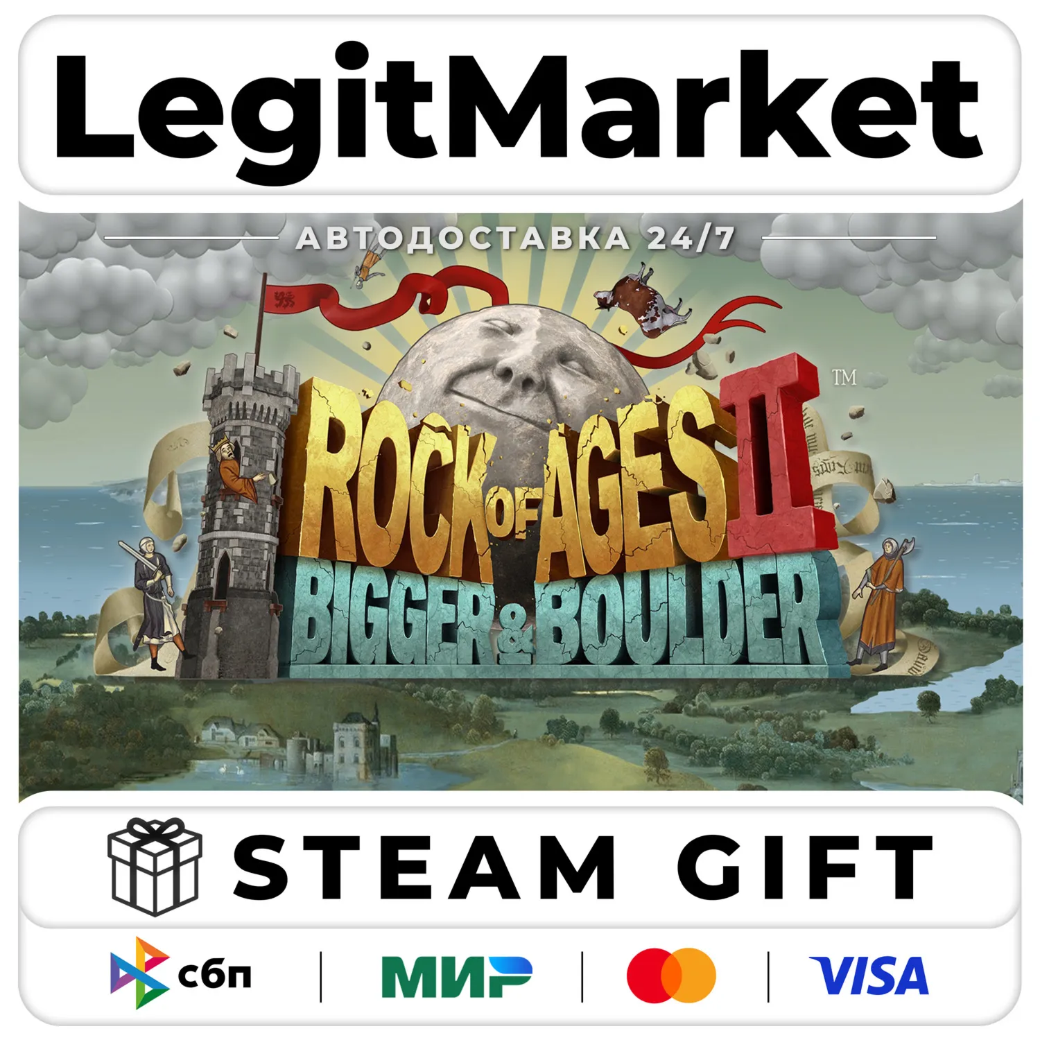 Rock of Ages 2: Bigger & Boulder / Steam АВТО / РУ + МИР