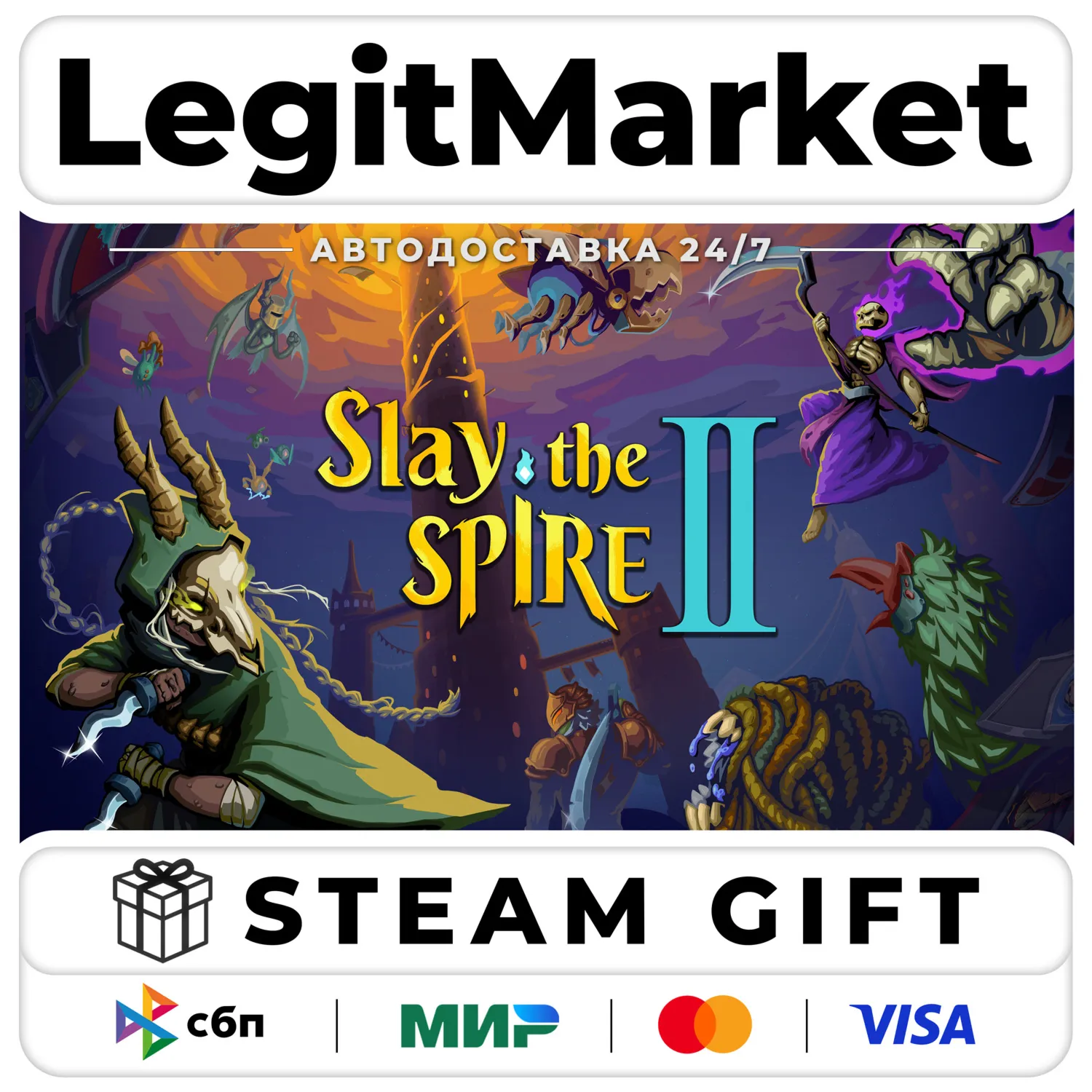 Slay the Spire 2 / Steam АВТО / РУ + МИР