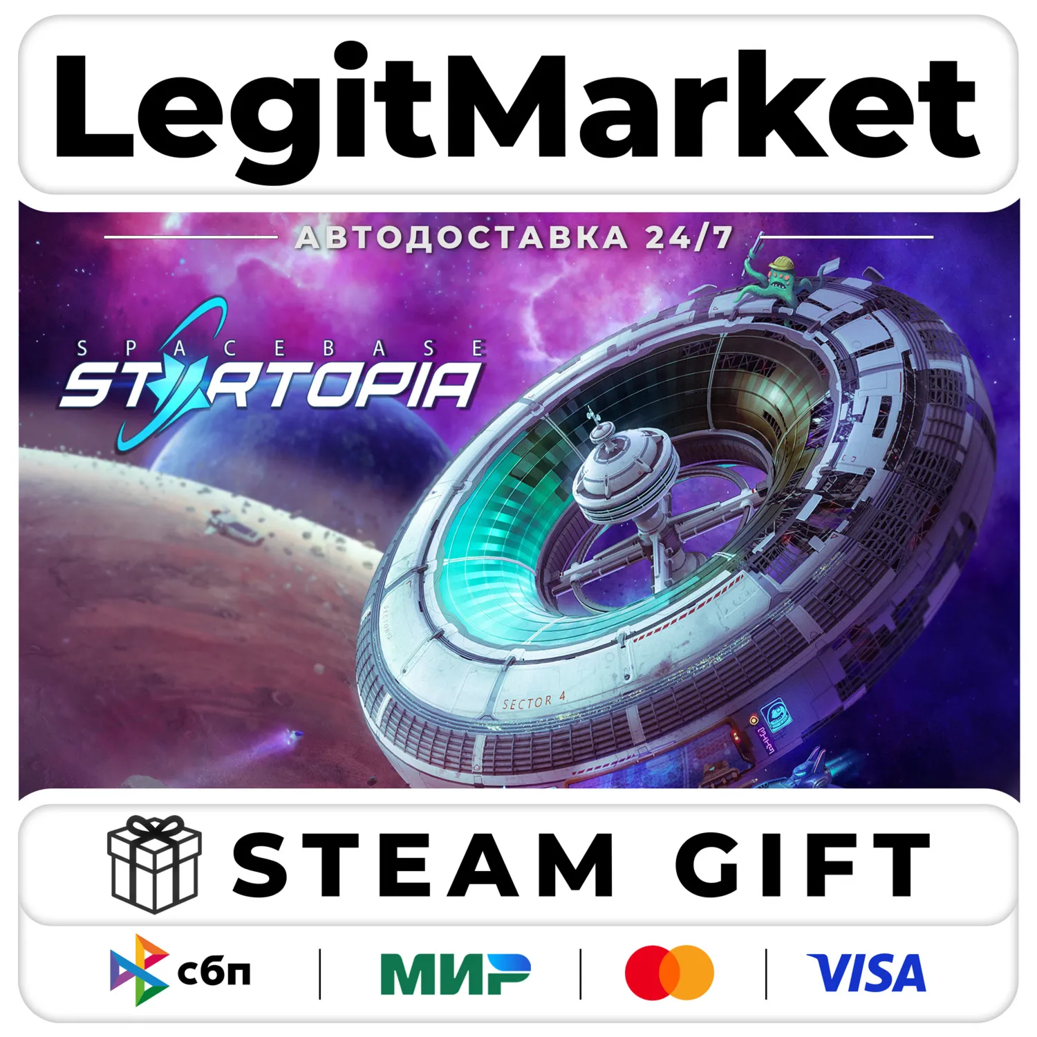 Spacebase Startopia Standard Edition / Steam АВТО / РУ + МИР
