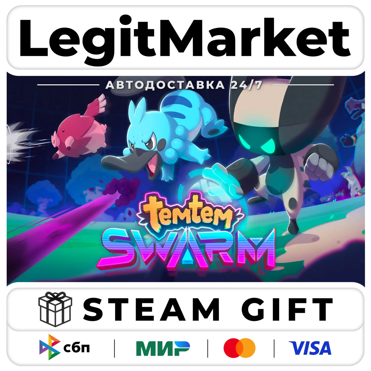 Temtem: Swarm / Steam АВТО / РУ + МИР