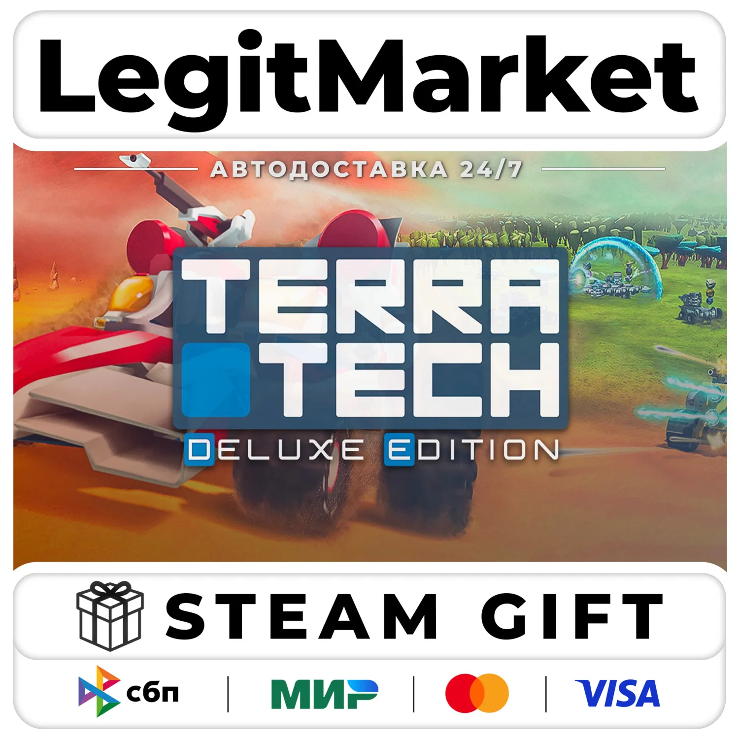 TerraTech Deluxe Edition / Steam АВТО / РУ + МИР