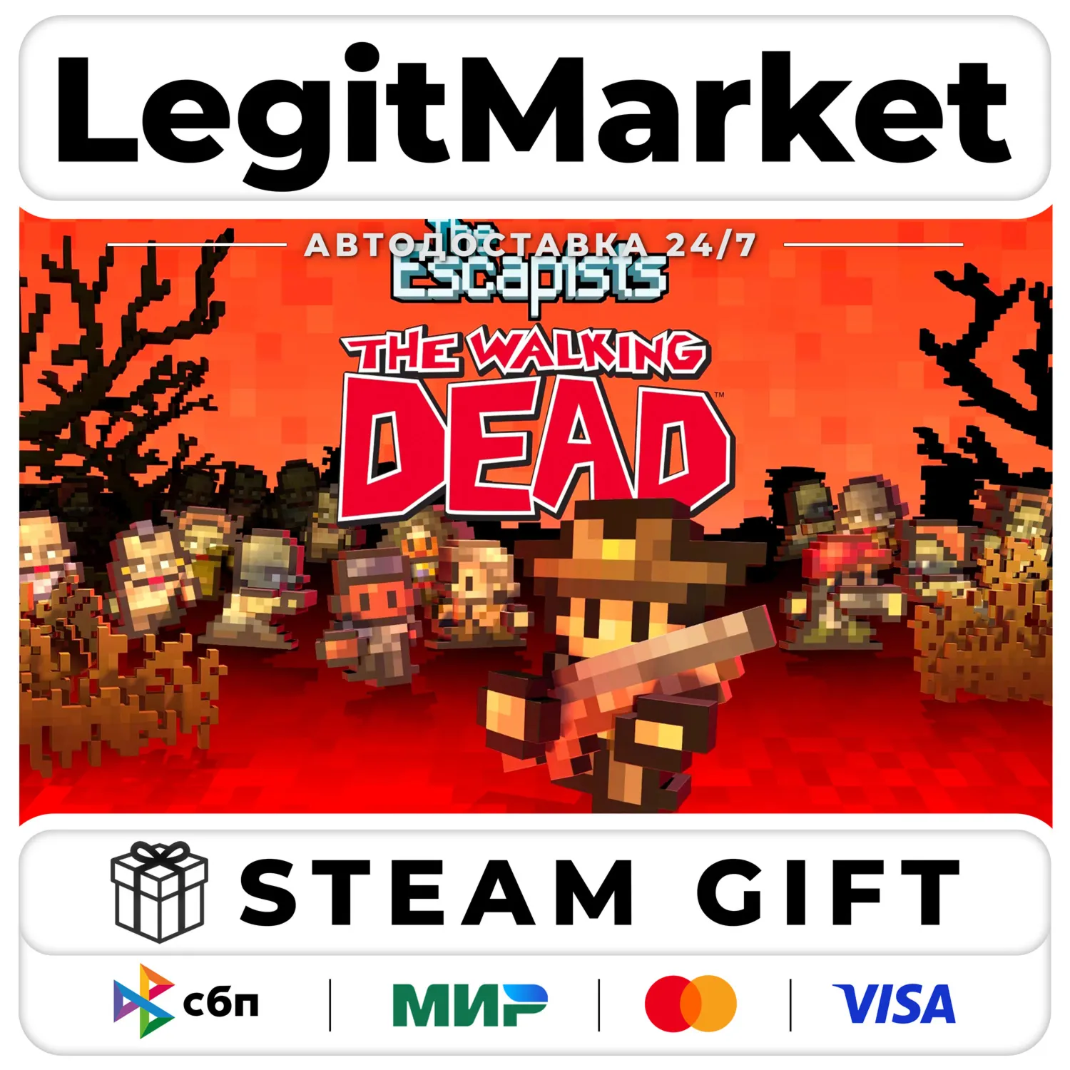 The Escapists: The Walking Dead / Steam АВТО / РУ + МИР
