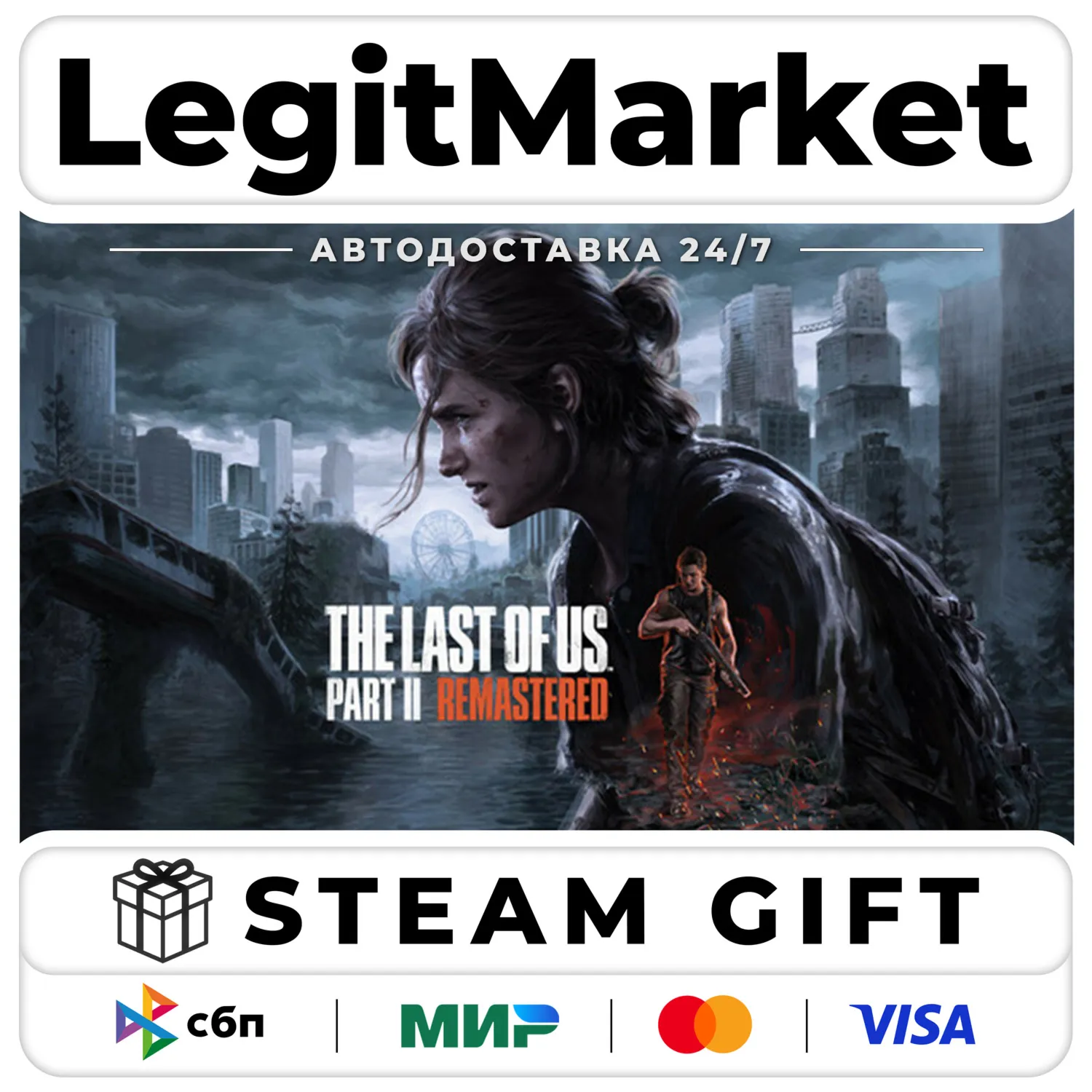 The Last of Us Part II Remastered / Steam АВТО / МИР