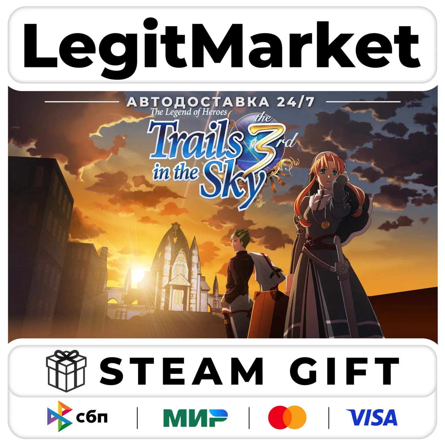 The Legend of Heroes: Trails in the Sky the 3rd / Steam АВТО / РУ + МИР