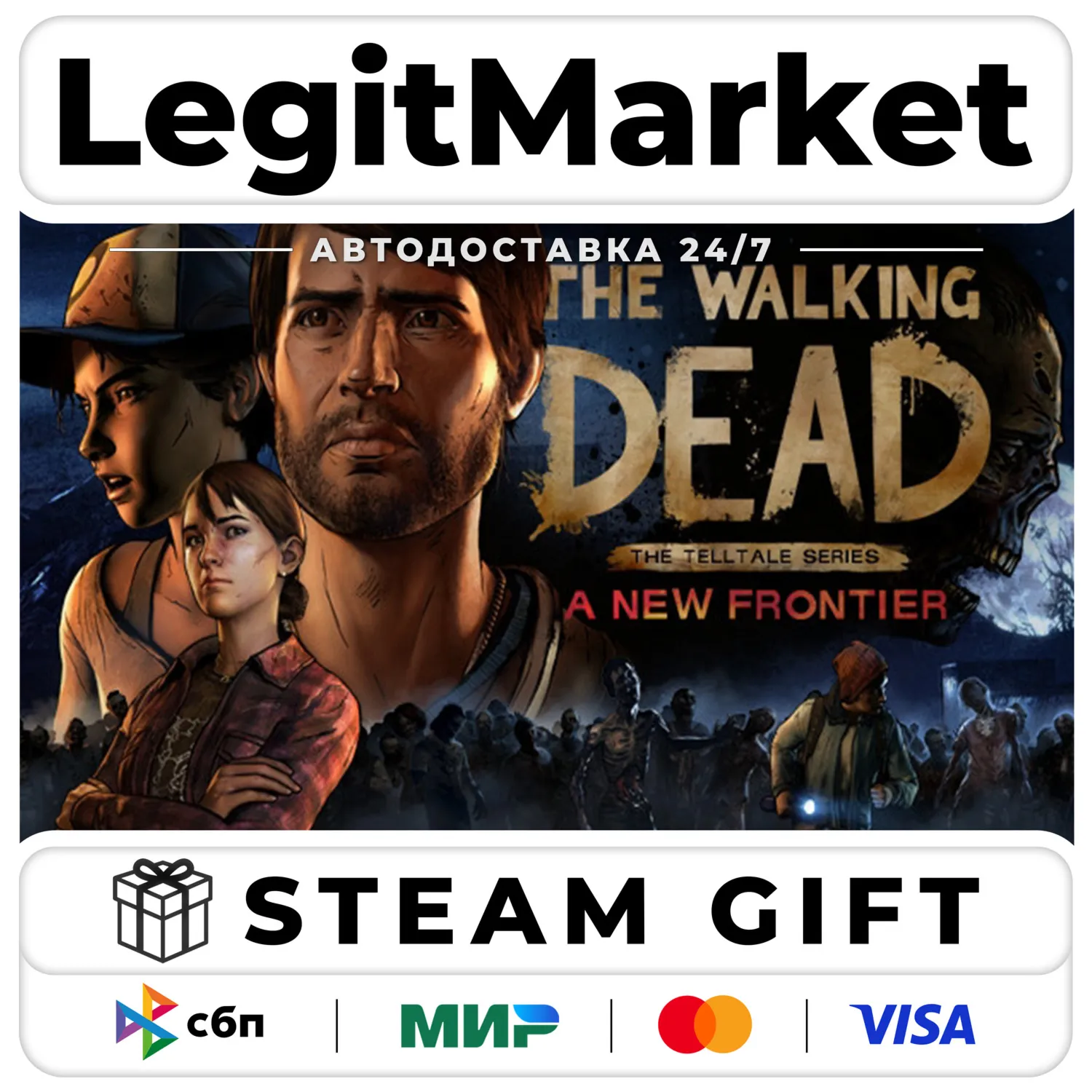 The Walking Dead: A New Frontier / Steam АВТО / РУ + МИР