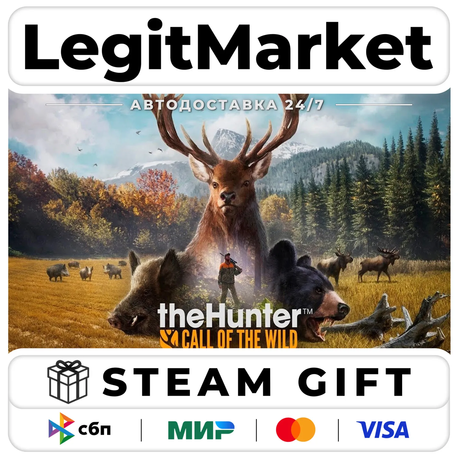 theHunter: Call of the Wild / Steam АВТО / РУ + МИР