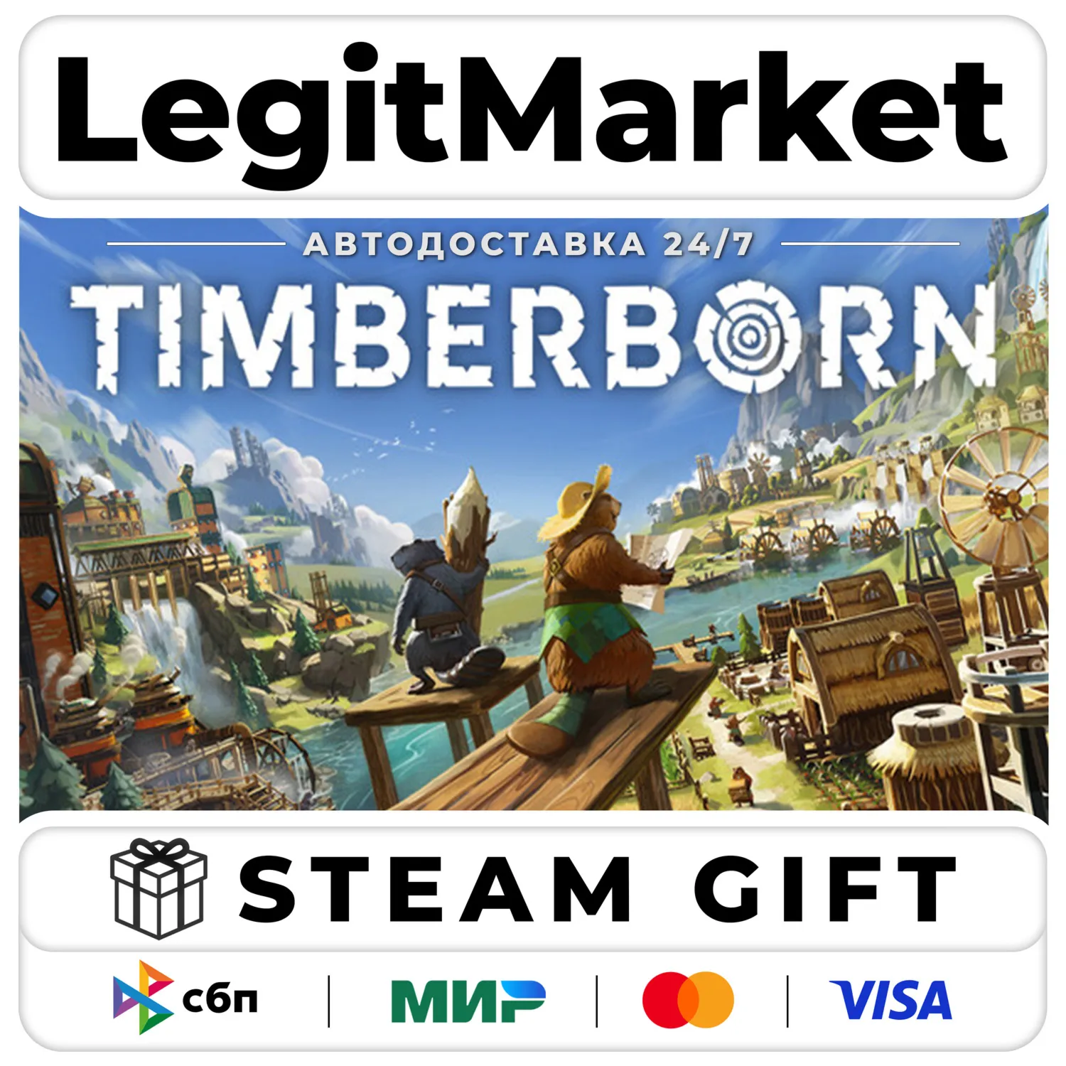 Timberborn / Steam АВТО / РУ + МИР