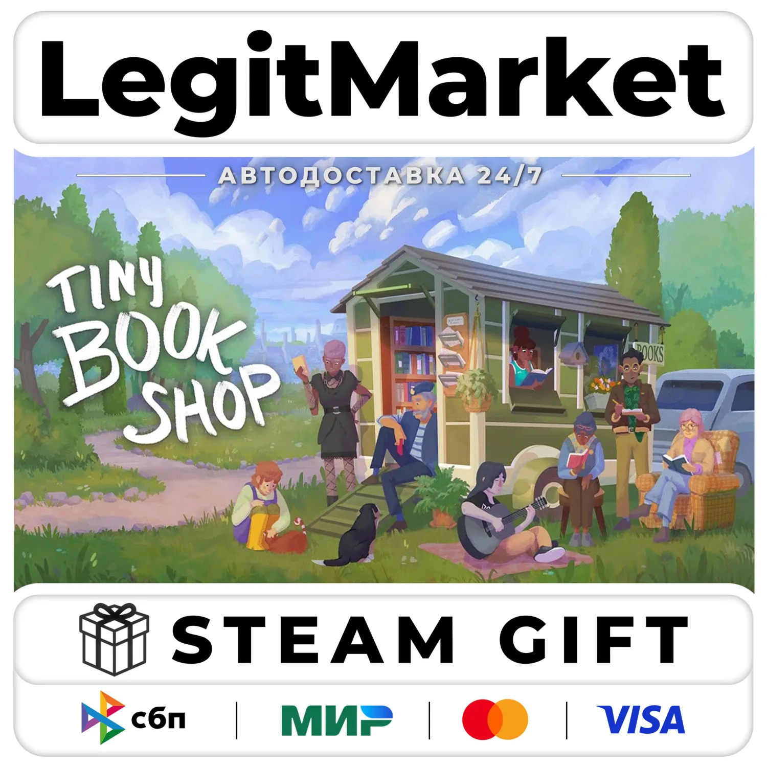 Tiny Bookshop / Steam АВТО / РУ + МИР