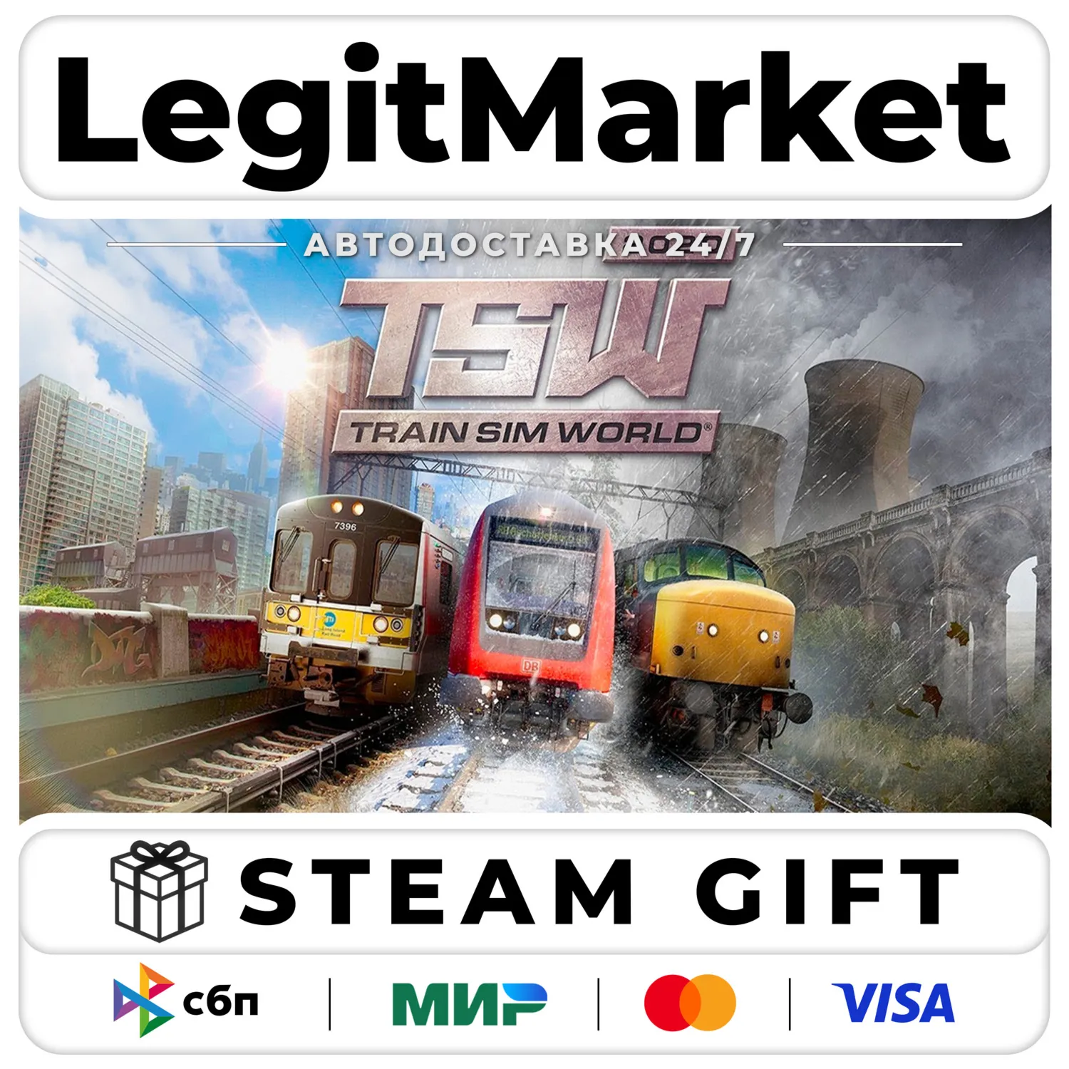 Train Sim World 2020 / Steam Авто / РУ + МИР