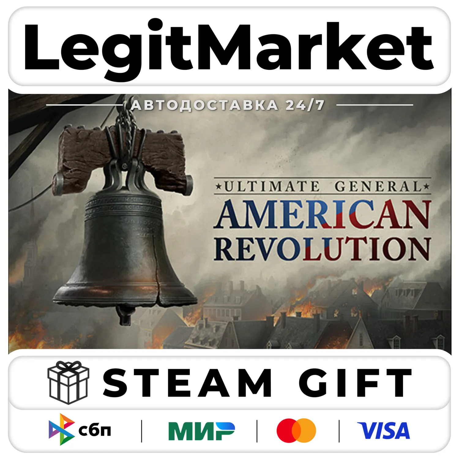 Ultimate General: American Revolution / Steam АВТО / РУ + МИР