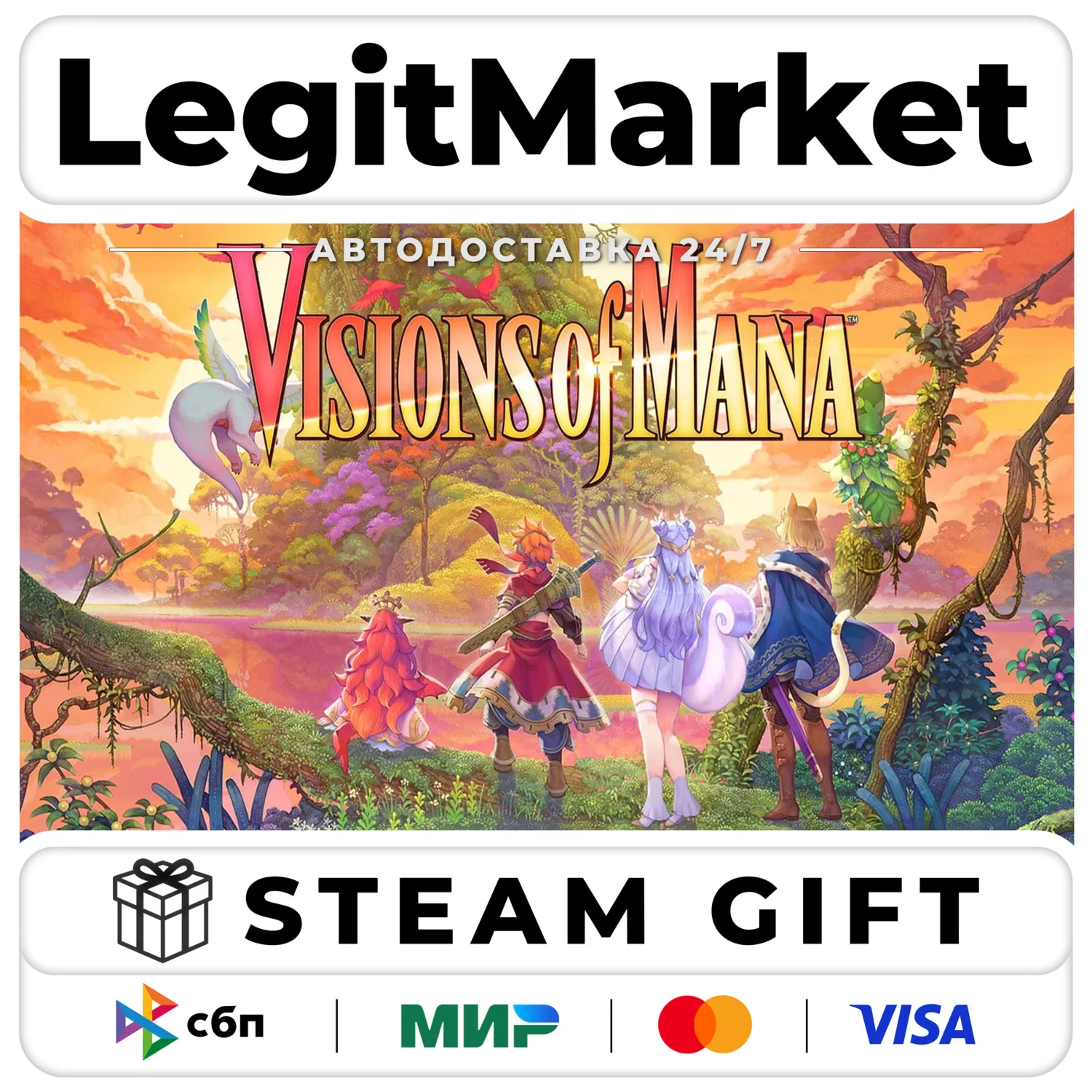 Visions of Mana / Steam AUTO / RU + WORLD