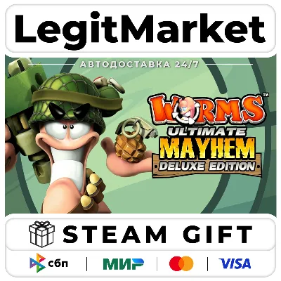 Worms Ultimate Mayhem Deluxe Edition / Steam АВТО / РУ + МИР