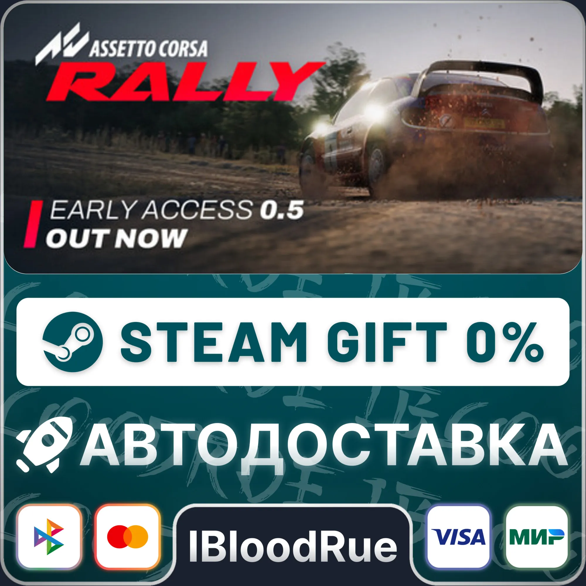 Assetto Corsa Rally⚡️•UA/KZ +WORLD / STEAM AUTO, 0%