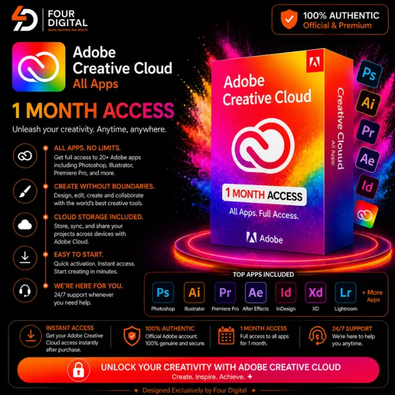 Adobe Creative Cloud Pro (1 месяц) — полная гарантия &amp; Д