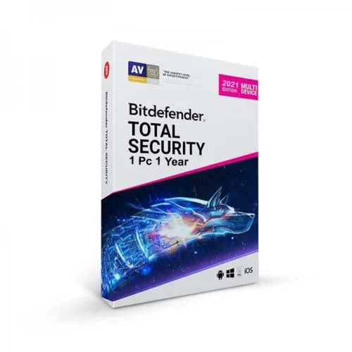 Bitdefender Total Security | 1 Year / 1 PC | Cross-Platform Premium Key