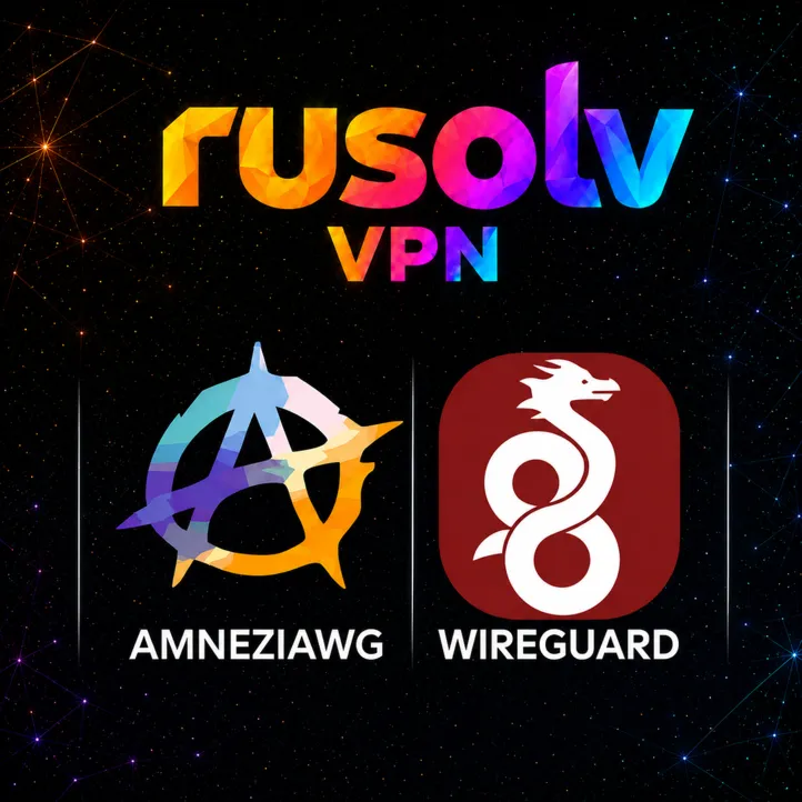RuSolv VPN | WIREGUARD | AMNEZIA WG | Top-up code