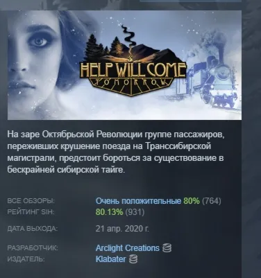 Help Will Come Tomorrow АВТОДОСТАВКА STEAM РОССИЯ