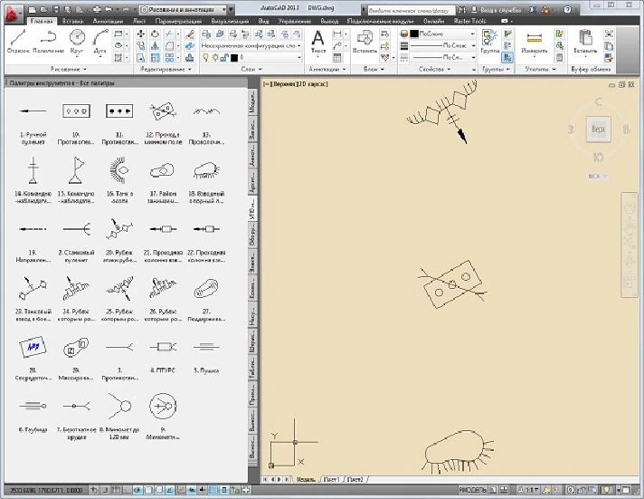 Cartography symbols