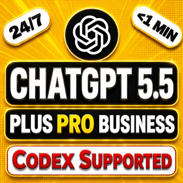 [24/7] ChatGPT 5.5 PLUS + Codex | PRO 5X / 20X | Business | ПОДПИСКА / ПРОДЛЕНИЕ