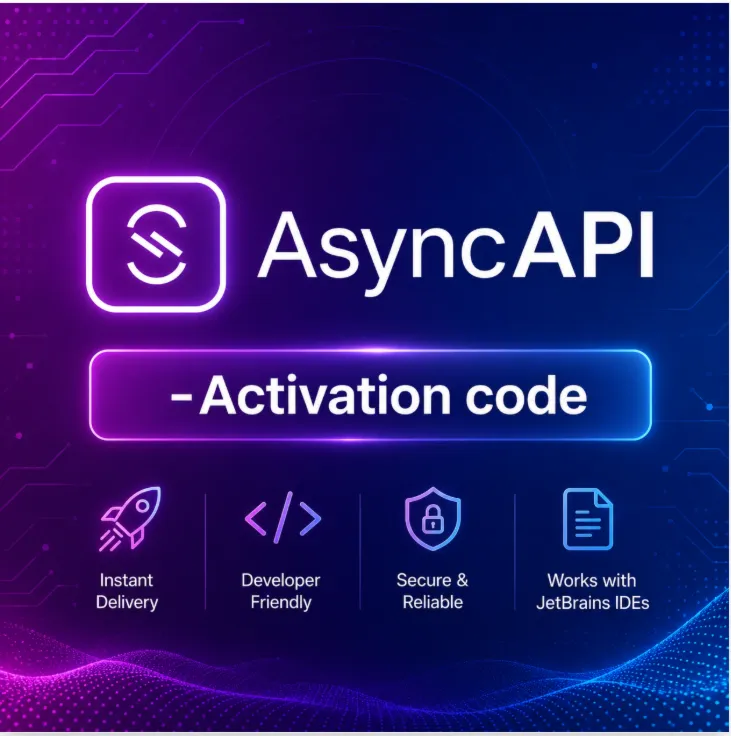 Код активации AsyncAPI для плагина JetBrains