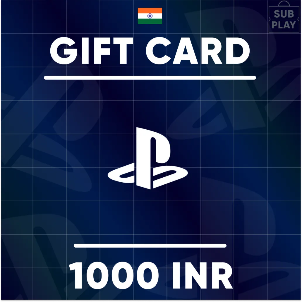 Карта пополнения PSN Индия | 1000 INR | Автодоставка