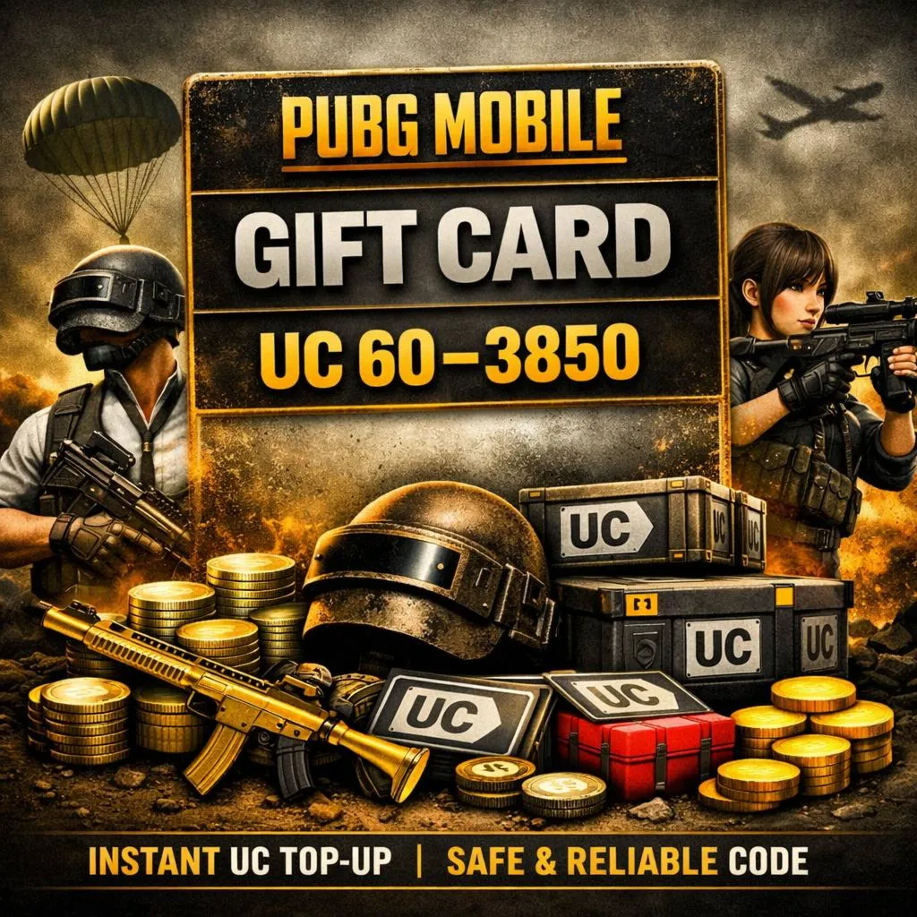  PUBG Mobile Gift Card | 60–3850 UC | Цифровой код Global️