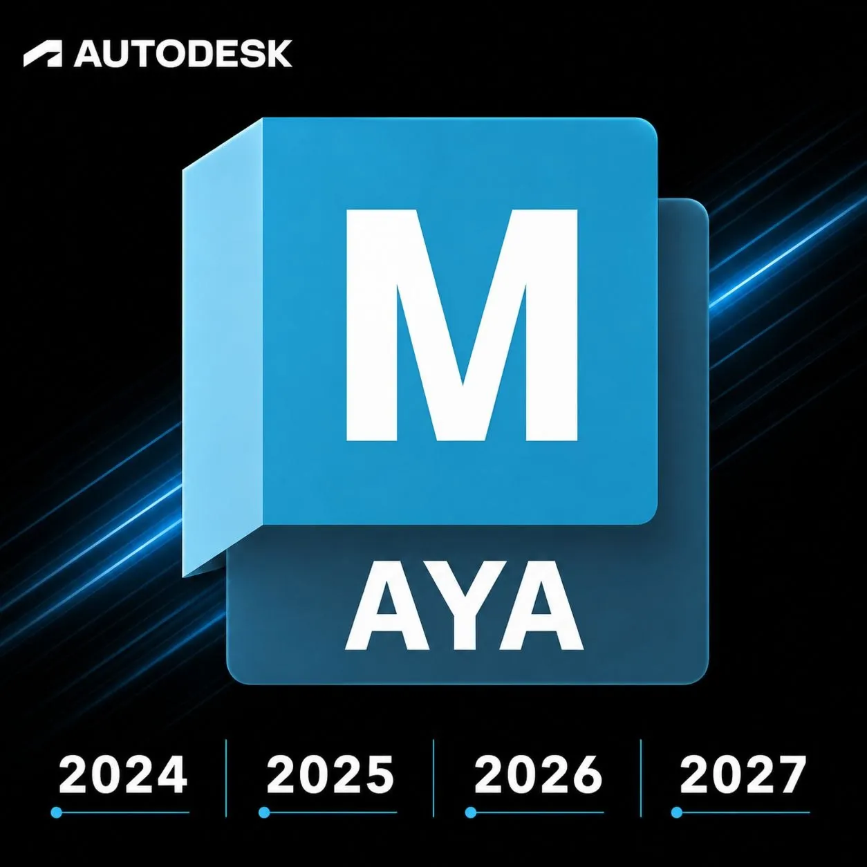Autodesk Maya 2024-2027 Активация 12 месяцев