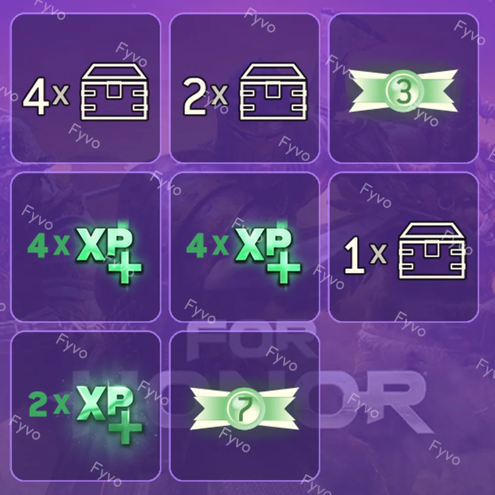 For Honor Твич Дропс 8 Предметов Twitch Drops