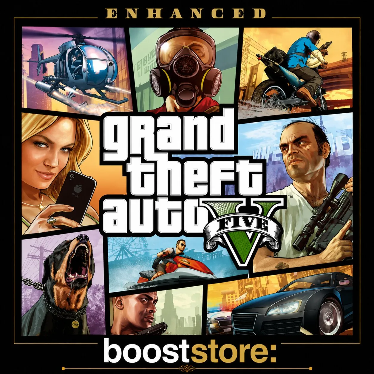ГТА 5 (GTA V ENHANCED + LEGACY + ONLINE) - Любой регион ПК Rockstar Launcher