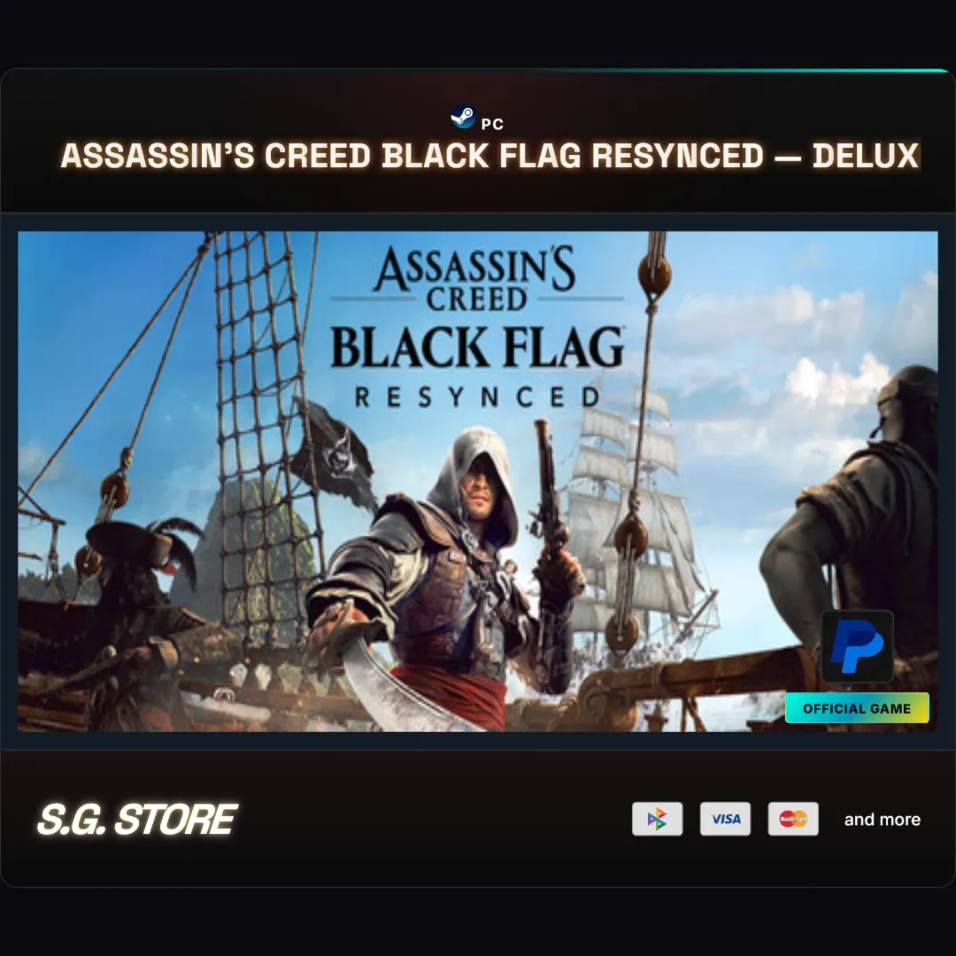 Assassin's Creed Black Flag Resynced  Deluxe Edition Steam Offline | Instant Delivery