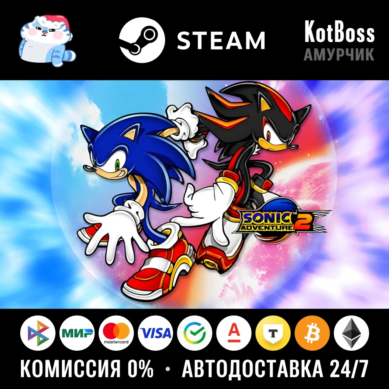  Россия + Мир | Sonic Adventure 2: Standard Edition / II | Ключ | Steam