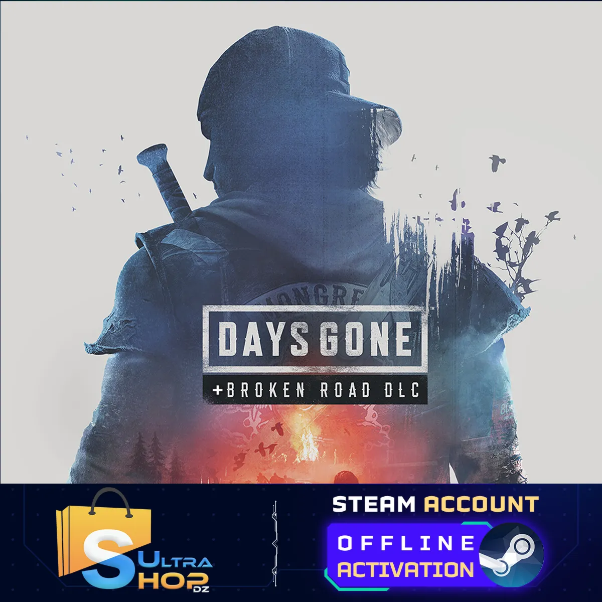  Days Gone + Broken Road DLC Bundle - Steam Offline Account