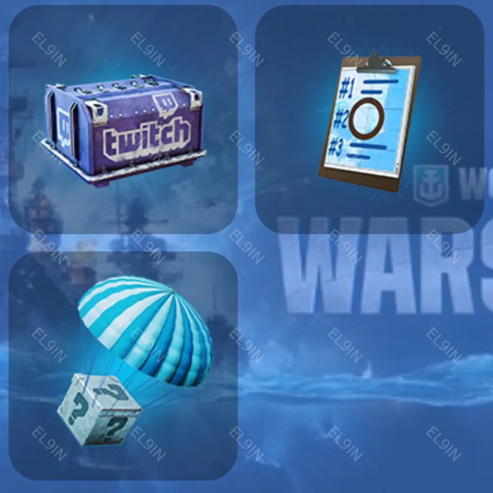 World of WarshipsТвич Дропсы3 предметов + 