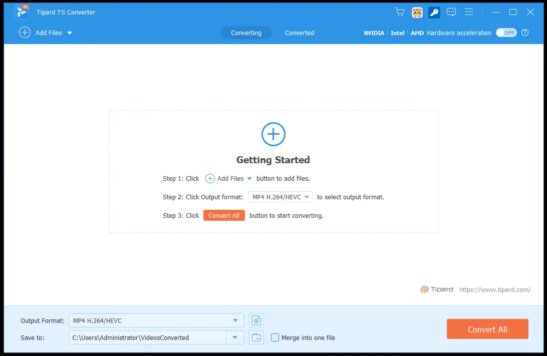 Tipard TS Converter Код регистрации на 1 год