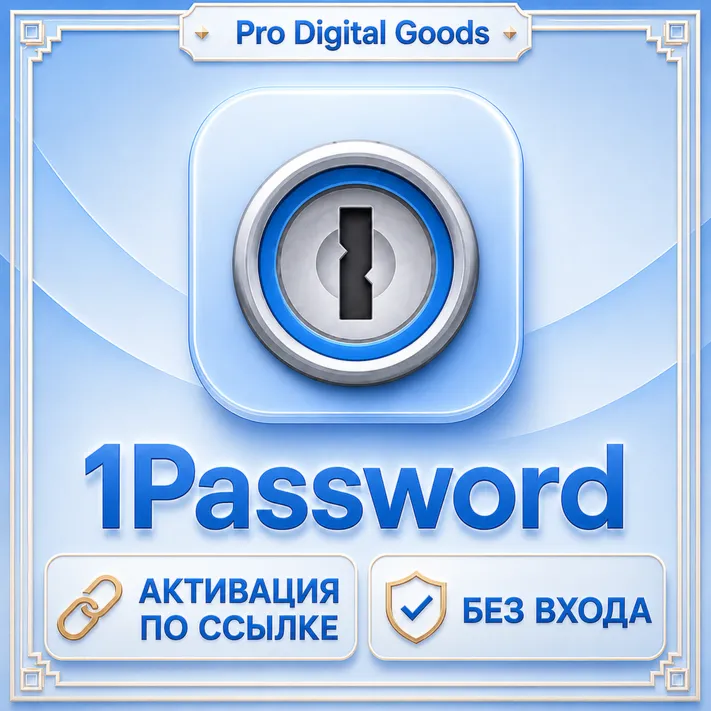 1Password — лицензионный ключ на 12 месяцев