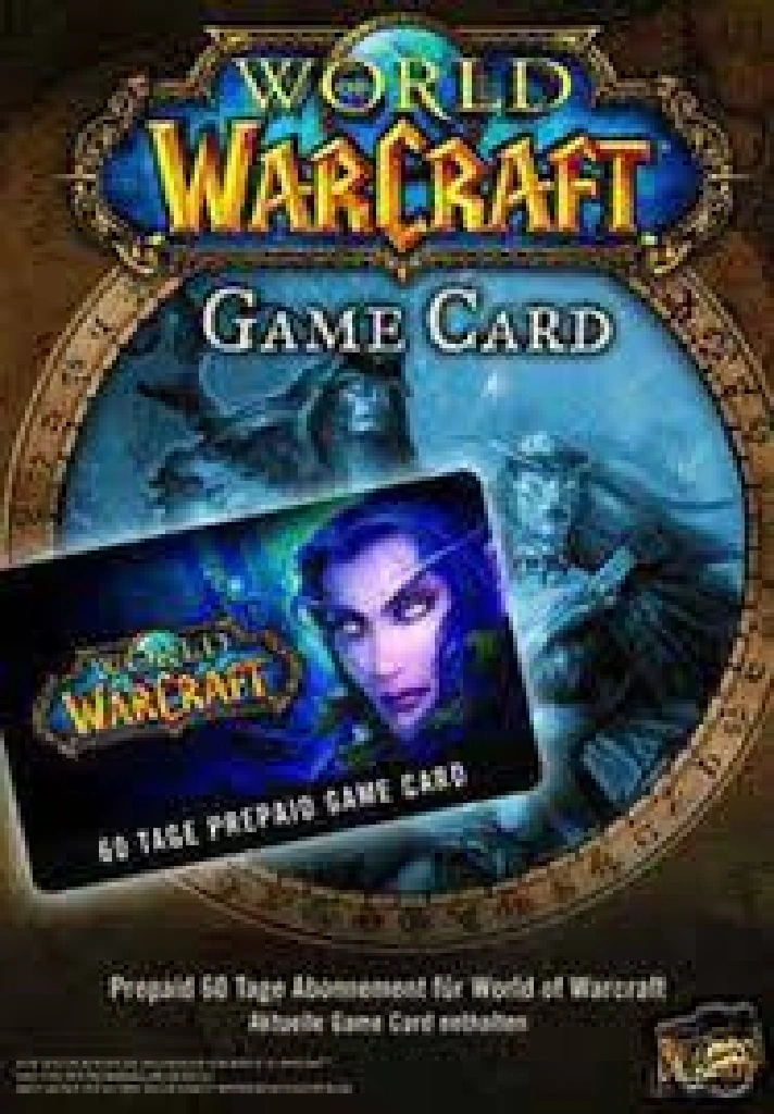 WORLD OF WARCRAFT TIME CARD 60 DAYS EURO + RU