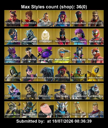 Мгновенный доступ • FN (все платформы) • 108 skins • Valeria •1350 VB • Полный доступ