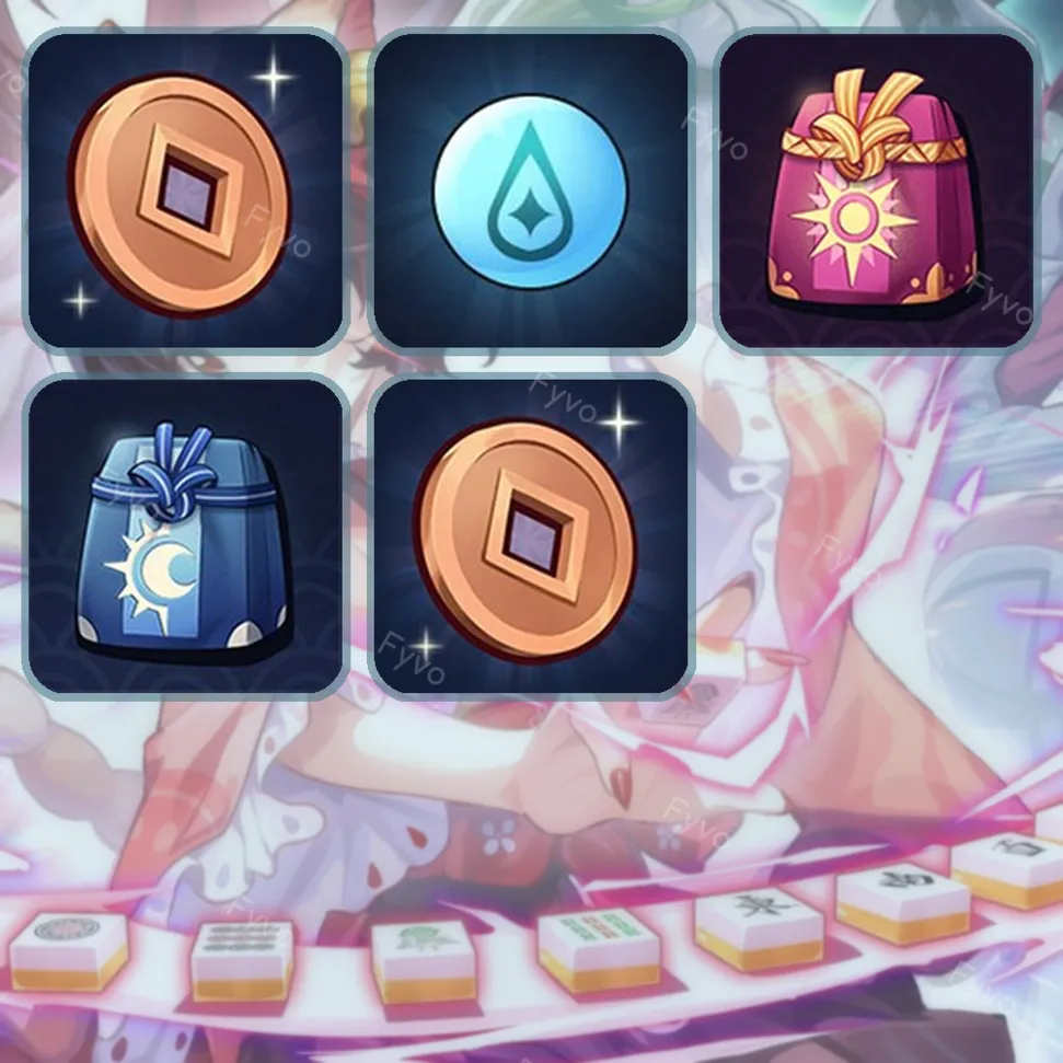 Mahjong Soul Твич Дропс 5 Предметов Twitch Drops