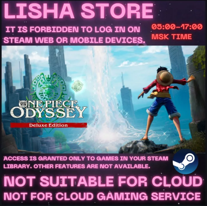 ONE PIECE ODYSSEY Deluxe Edition Стим Оффлайн На 90 дней