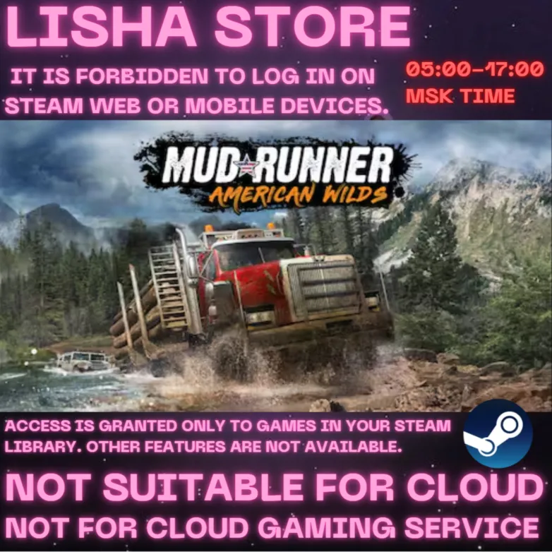MudRunner + American Wilds Стим Оффлайн на 90 дней