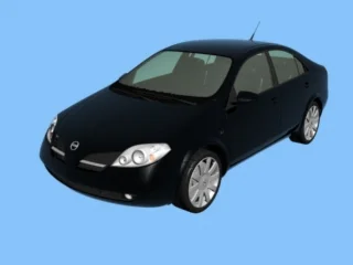3D МОДЕЛЬ АВТОМОБИЛЯ NISSAN PRIMERA