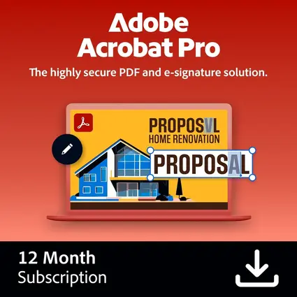 Adobe Acrobat Pro | Продвинутое редактирование PDF, электронные подписи и ИИ-ассистен