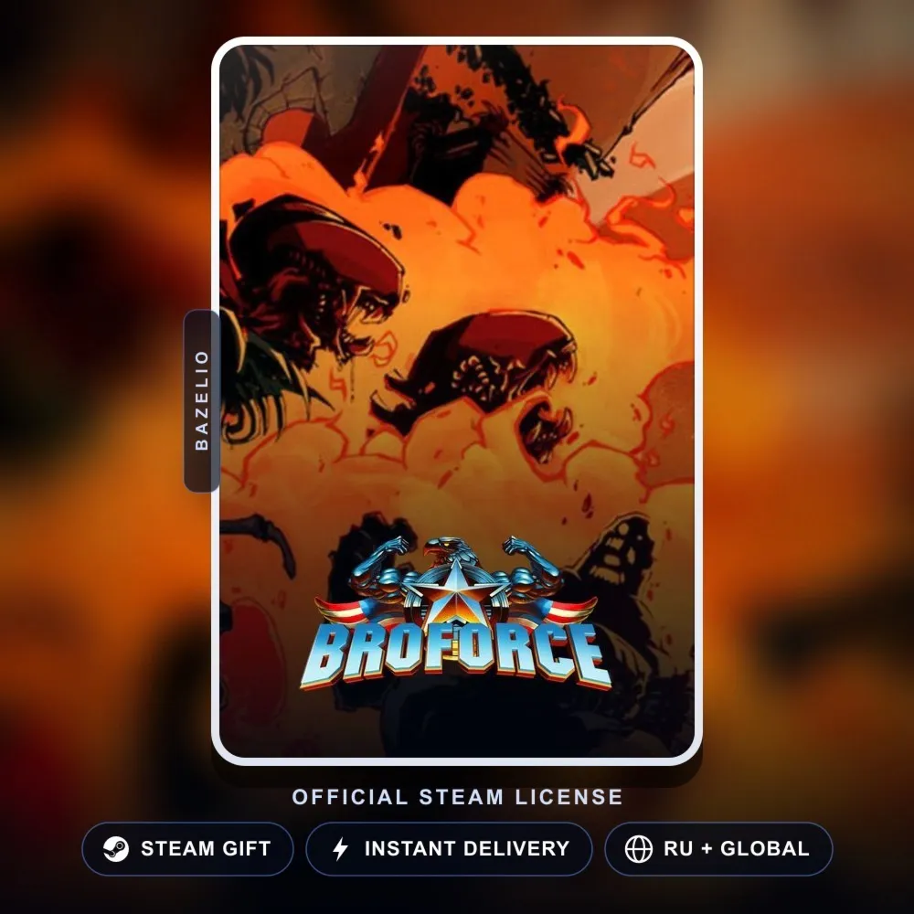Broforce (Steam Gift) · РФ и весь мир · Автодоставка 24/7