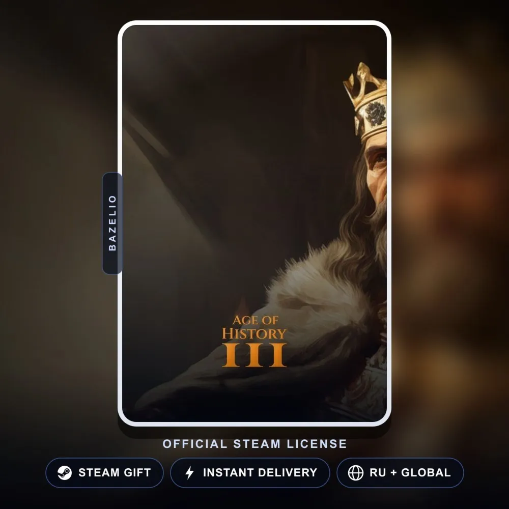 Age of History 3 (Steam Gift) · РФ и весь мир · Автодоставка 24/7